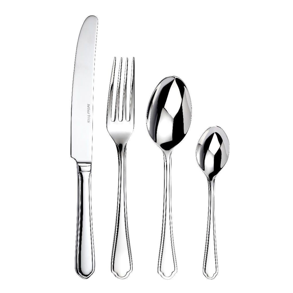 Arthur Price Whitehall Stainless Steel 16 piece 4 person set - Beales department store