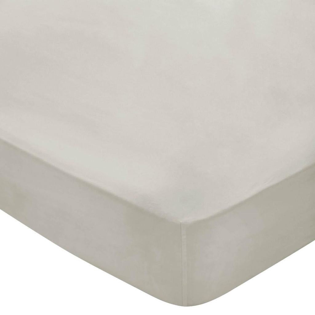 Bedeck of Belfast 300Tc Single Fitted Sheet - Linen - Beales department store