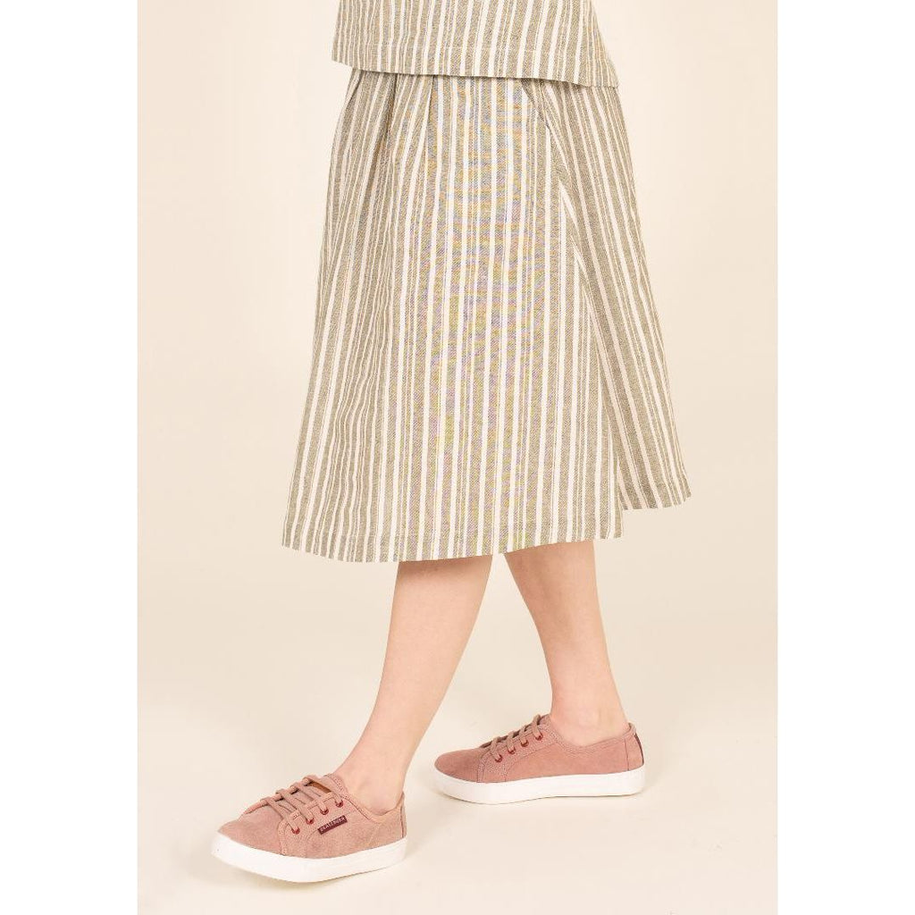 Brakeburn Co-ord Circle Skirt - Green - Beales department store