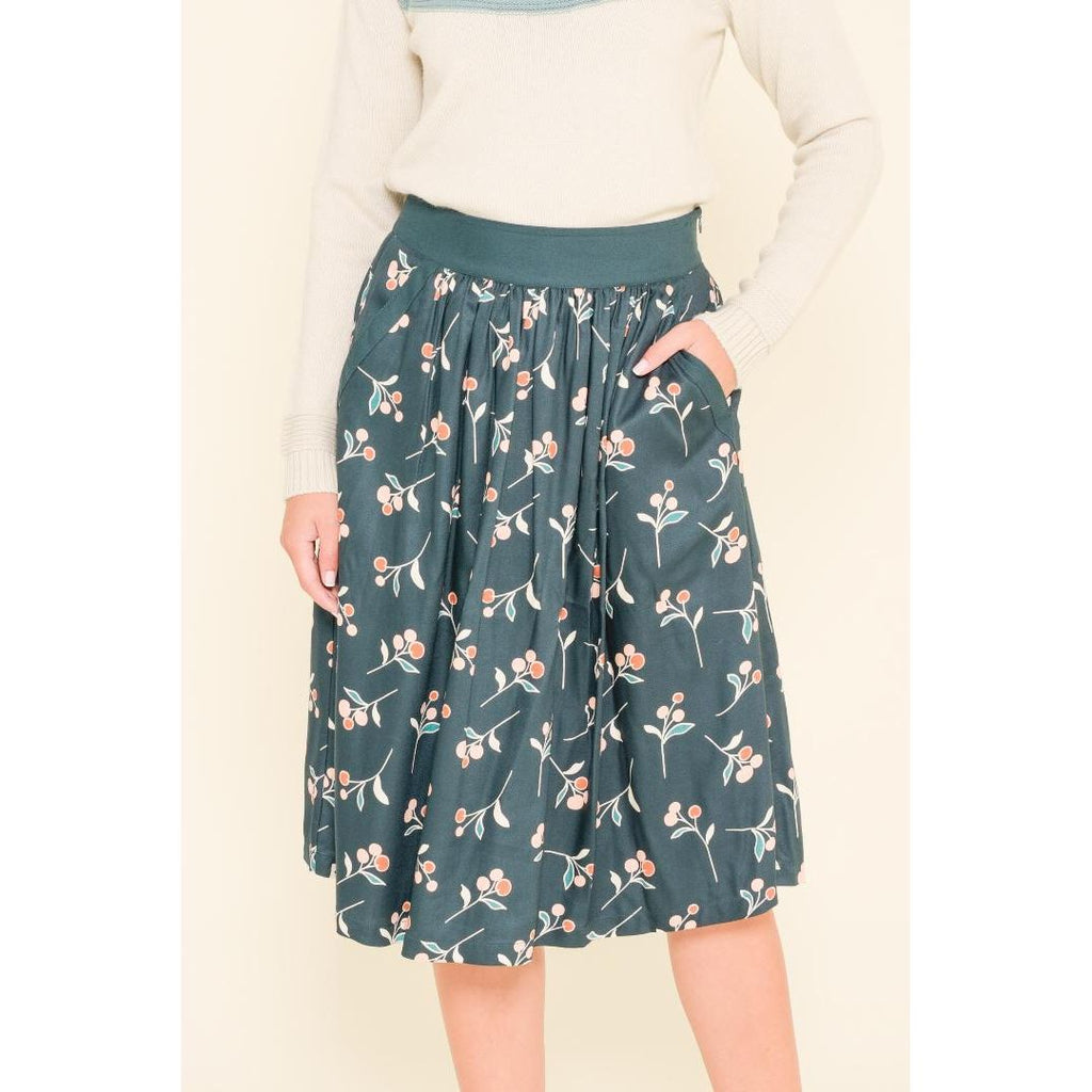 Brakeburn Co-Ord Skirt - Teal - Beales department store