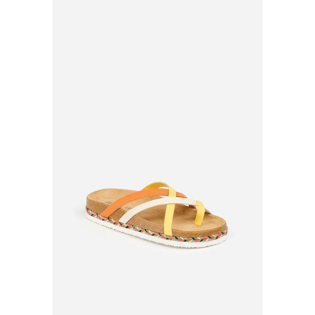Brakeburn Multi Strap Sandals - Sunrise - Beales department store