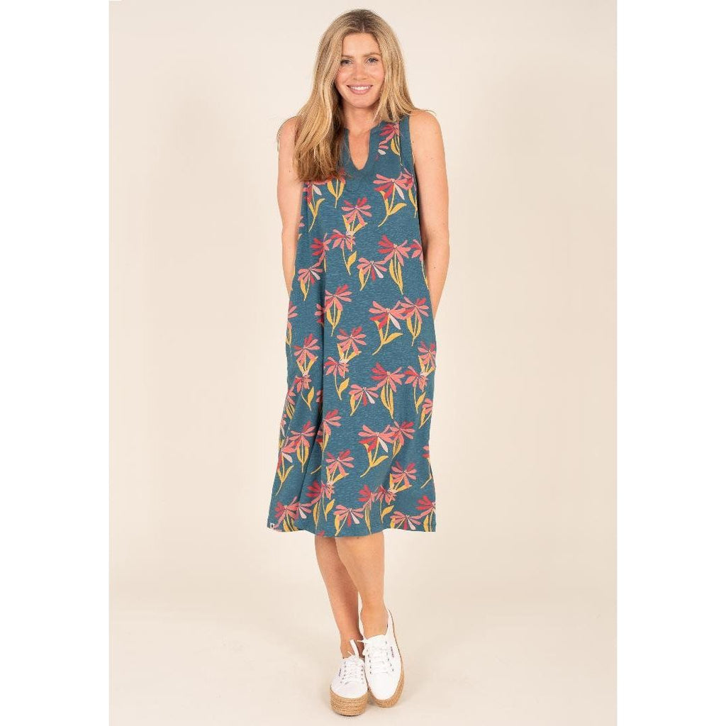 Brakeburn Stemmed Floral Beach Dress - Multi - Beales department store