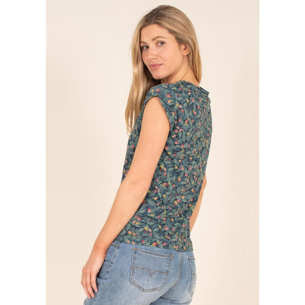 Brakeburn Summer Berry Top - Blue - Beales department store