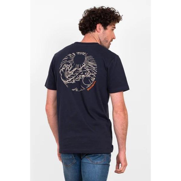 Brakeburn Wild Sea Navy Tee - Beales department store