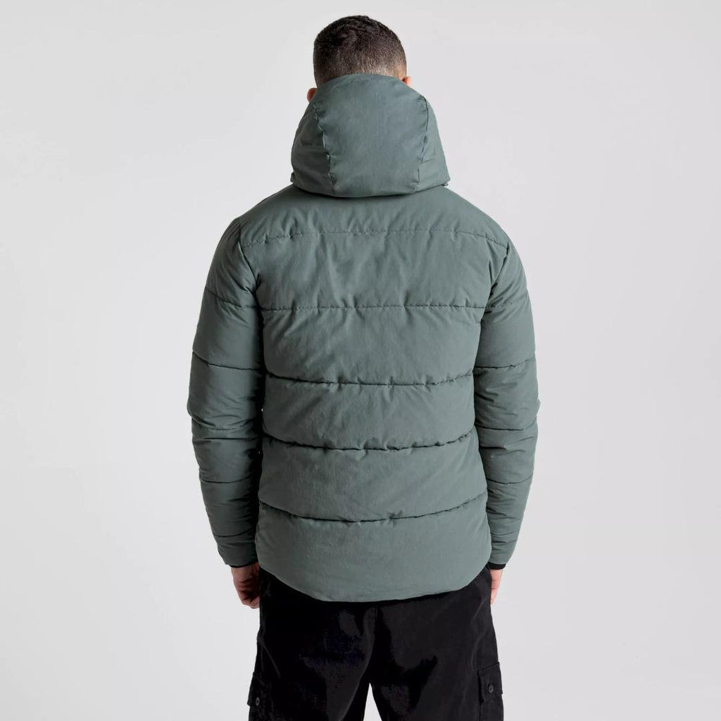 Craghoppers Men's Dunbeath Insulated Hooded Jacket - Balsam Green - Beales department store