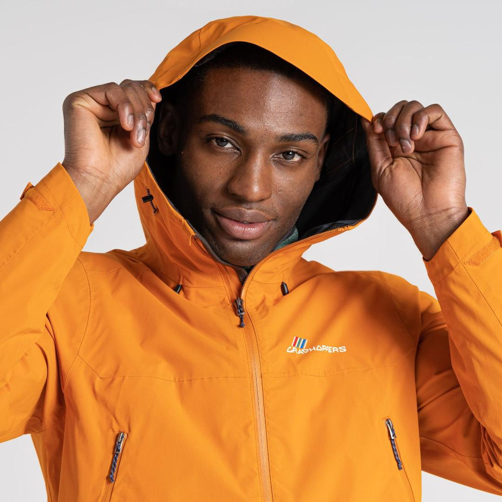 Craghoppers Men's Maris Waterproof Jacket - Canyon Orange - Beales department store