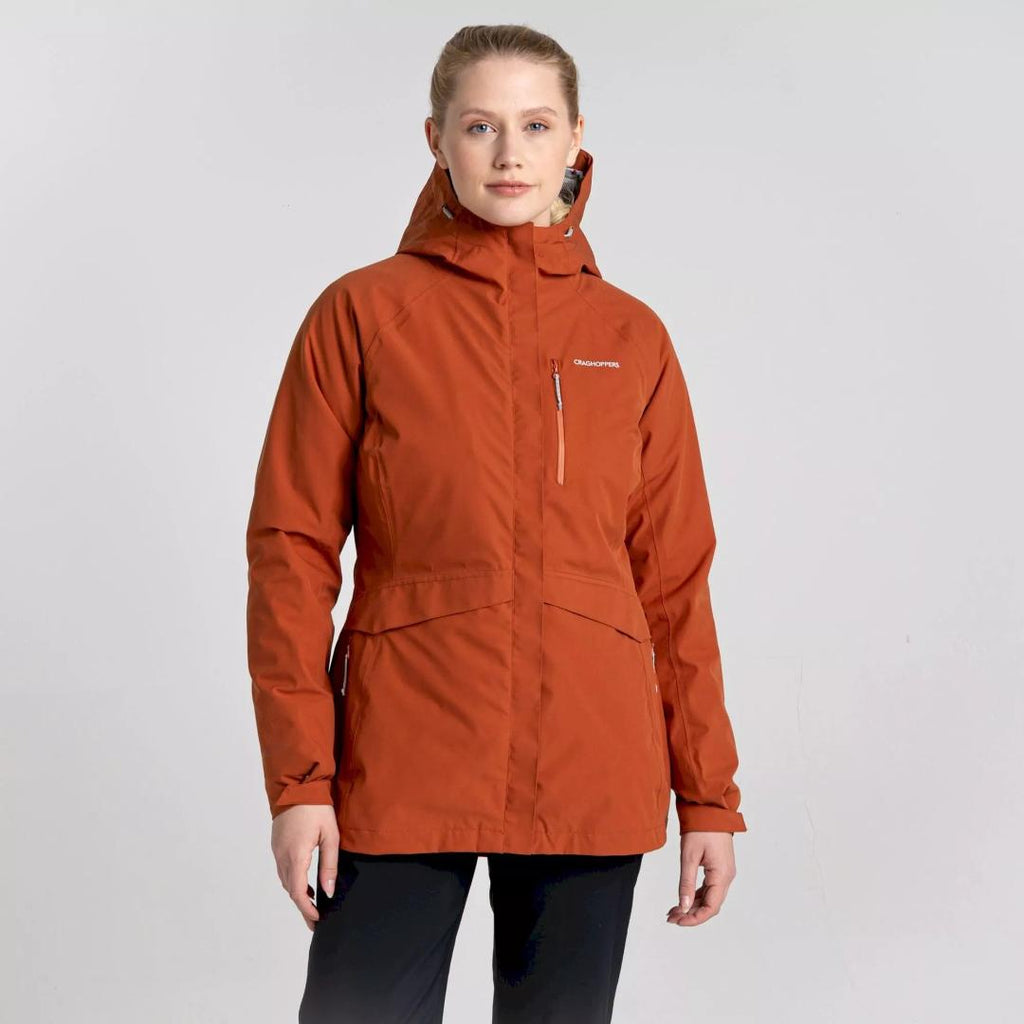 Craghoppers Women's 3 In 1 Jacket - Gingerbread / Warm Russet - Beales department store