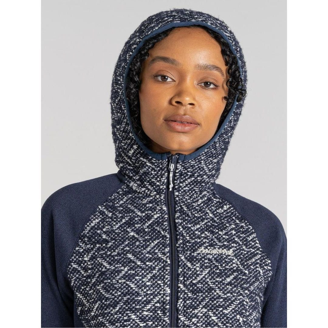 Craghoppers Women's Alliva Hooded Fleece Jacket - Blue Navy