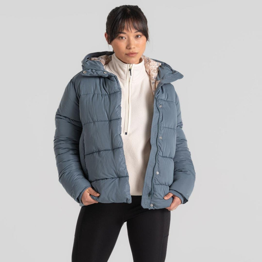 Craghoppers Women's Orla Hooded Jacket - Winter Sky - Beales department store