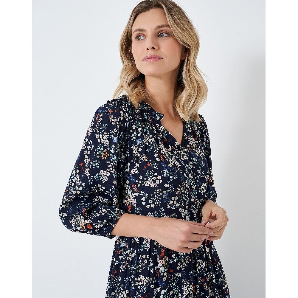 Crew Clothing Annabel Dress - Navy - Beales department store