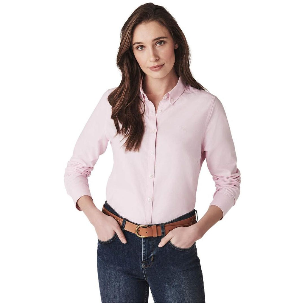 Crew Clothing Bracken Oxford Shirt - Pink - Beales department store
