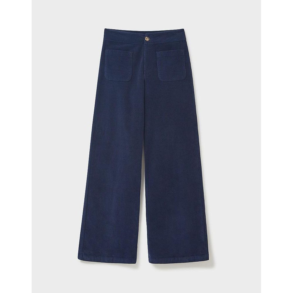 Crew Clothing Cord Pocket Trouser - Navy - Beales department store