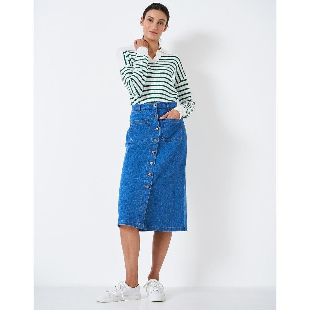 Crew Clothing Denim Skirt - Beales department store