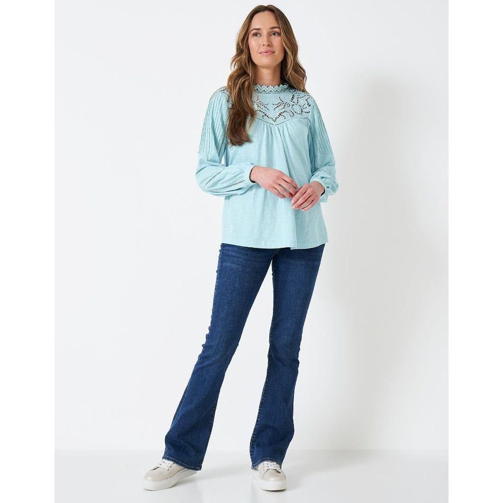 Crew Clothing Gabor Top - Mint - Beales department store
