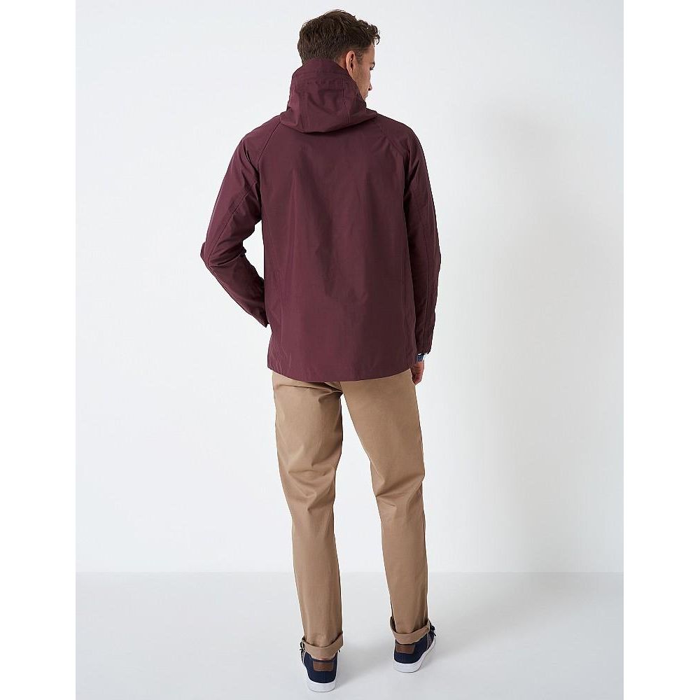 Crew Clothing Packable Munro Jacket - Burgundy - Beales department store