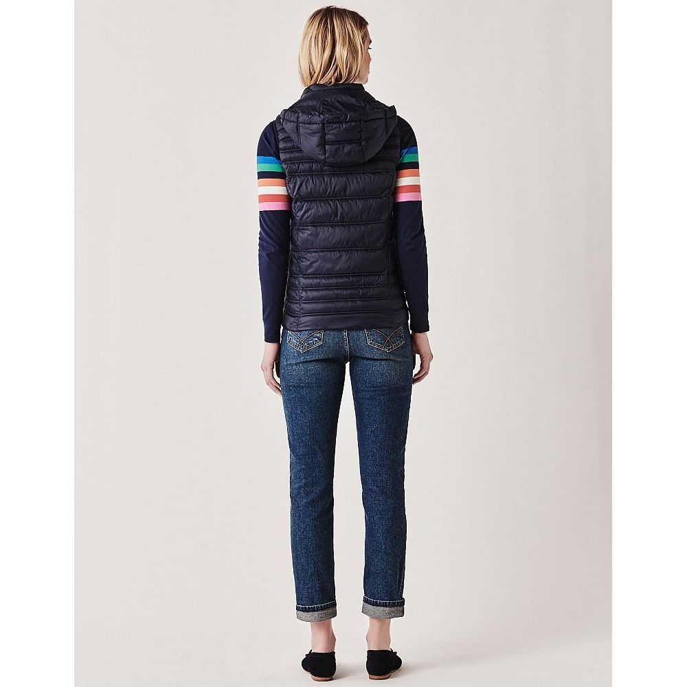 Crew Clothing Quilted Lightweight Gilet - Dark Navy - Beales department store