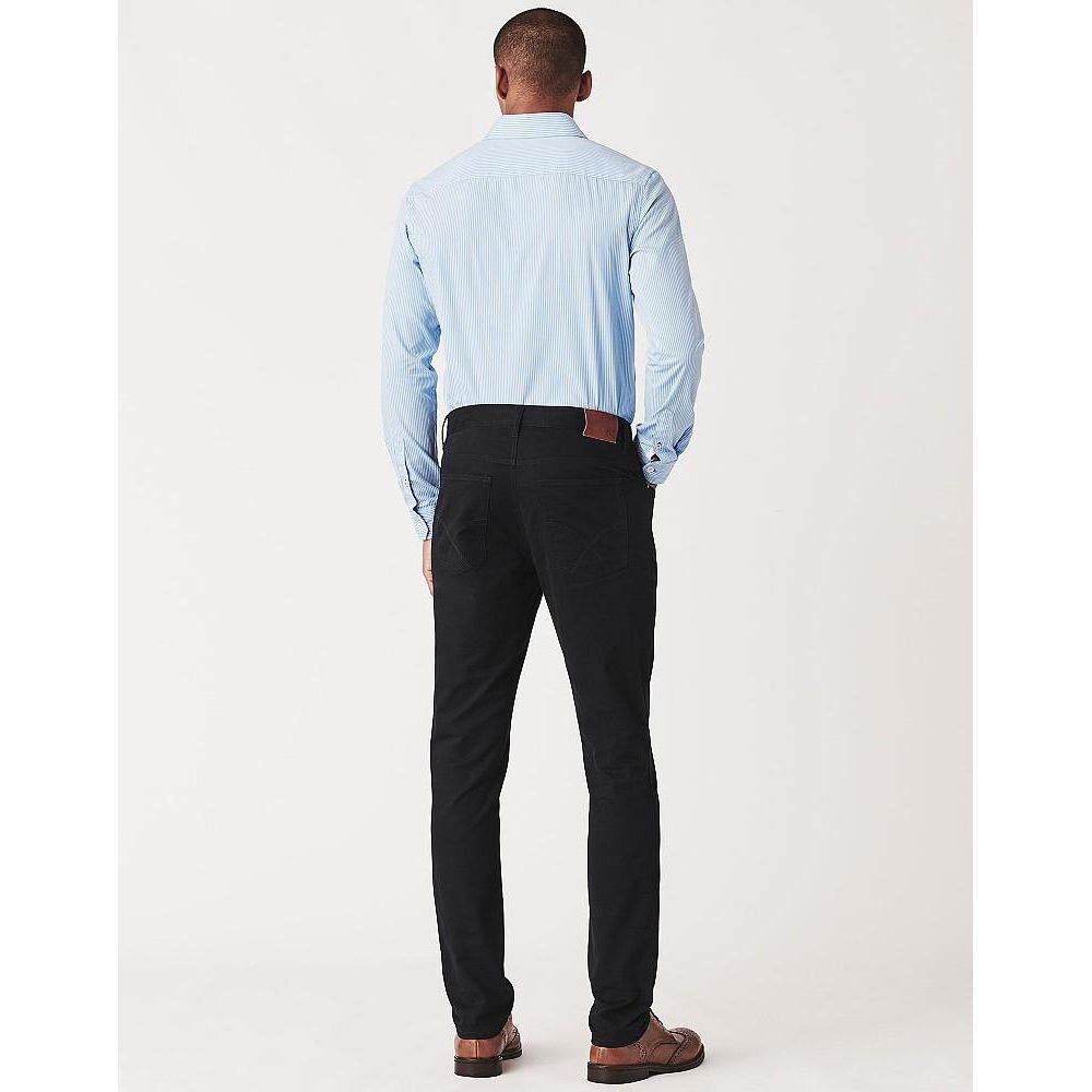Crew Clothing Spencer Slim 5 Pocket Trouser - Regular/Dark Navy - Beales department store