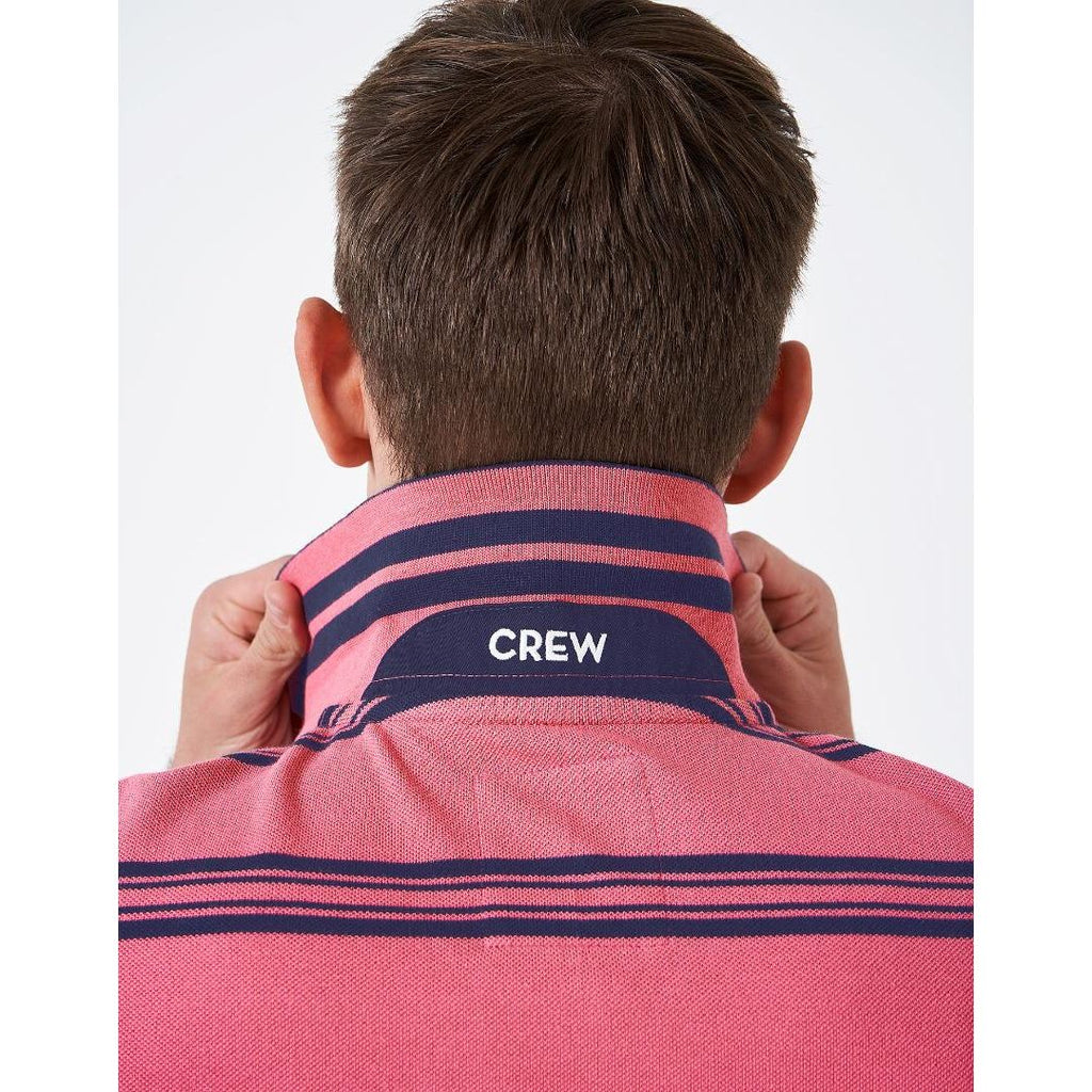 Crew Clothing Westcott Polo Shirt - Rose Navy - Beales department store