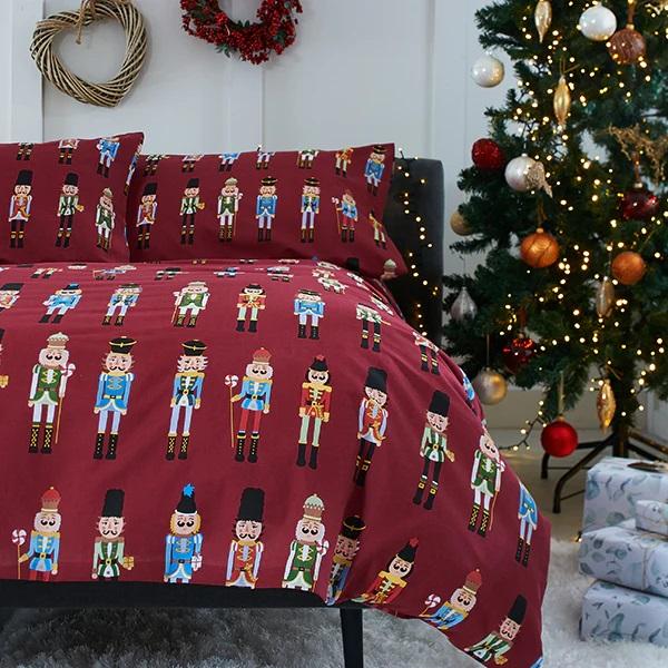 Deyongs Soldier Red Christmas Duvet Cover Set - Beales department store