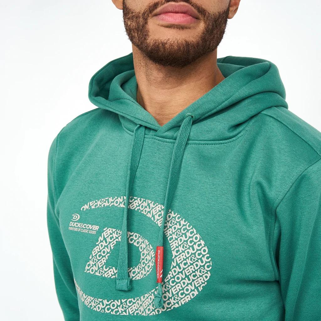 Duck & Cover Bromley Hoodie - Green - Beales department store