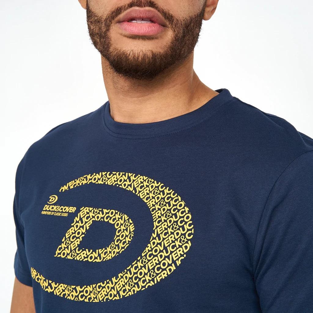 Duck & Cover Bromley Tee - Navy - Beales department store