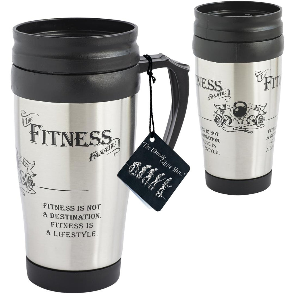 Fitness Fanatic - Travel Mug** - Beales department store