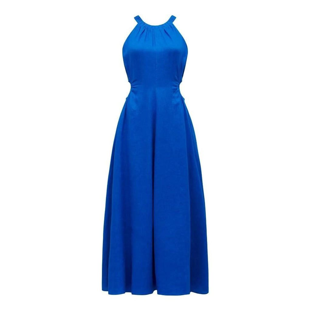 Forever New Marli Cut-Out Midi Dress - Intense Azure - Beales department store