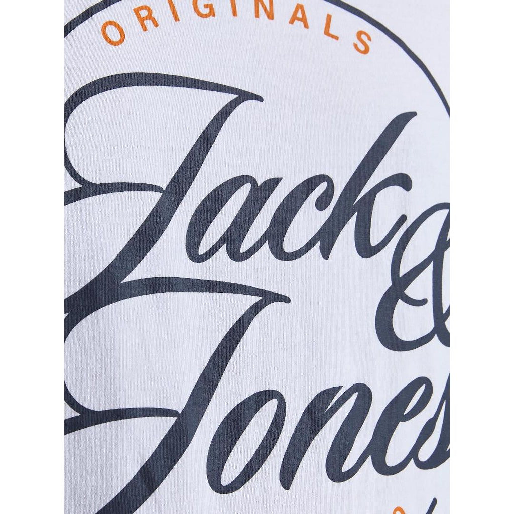 Jack & Jones Logo Tee - White - Beales department store
