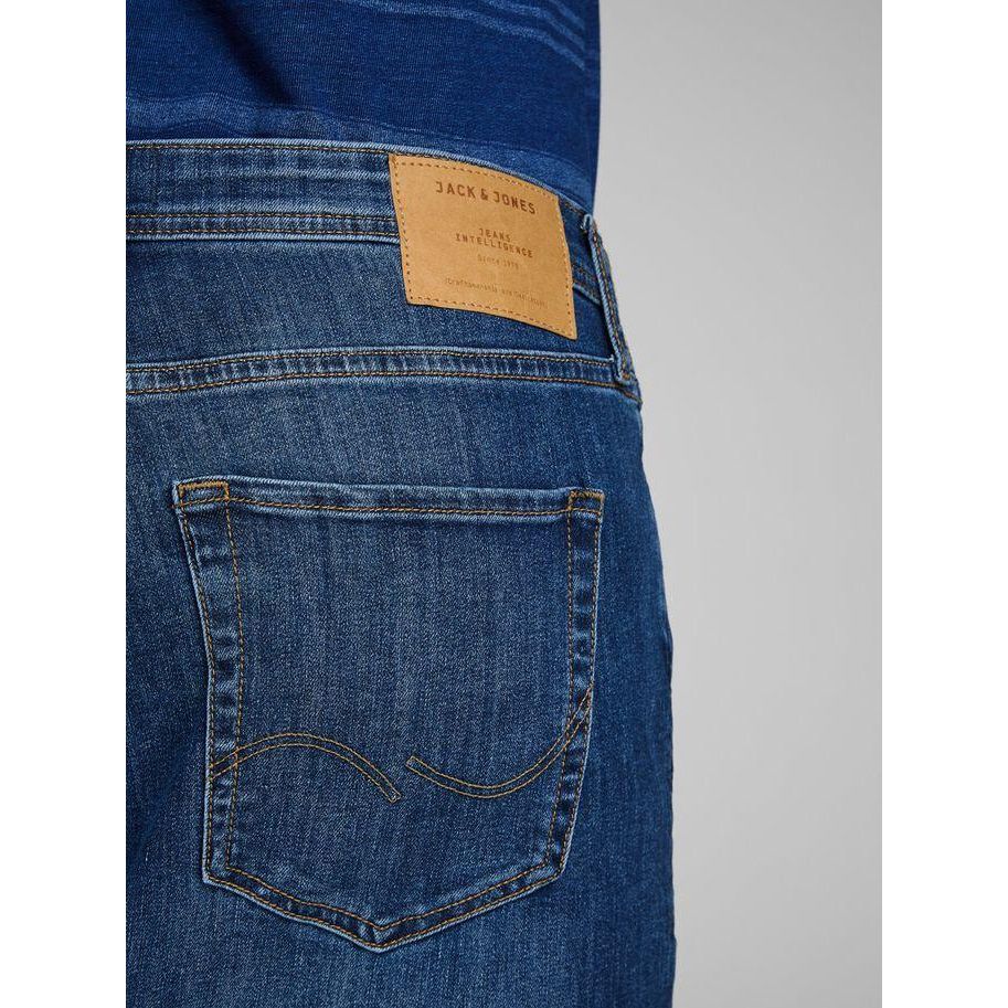 Jack & Jones Mike Original AM 814 Comfort Fit Jeans - Blue - Beales department store