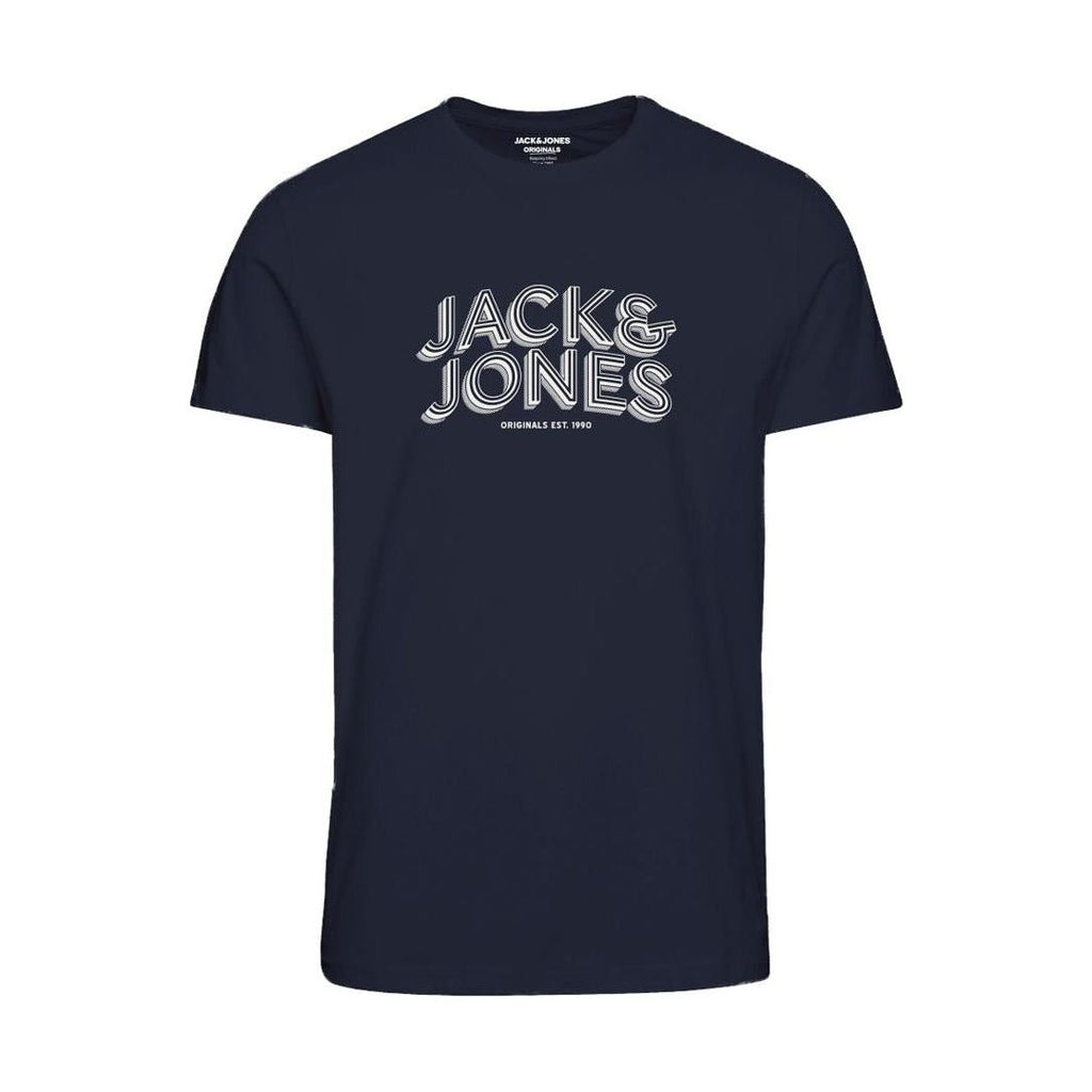 Jack & Jones Tee - Navy Blazer - Beales department store