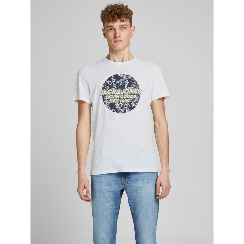 Jack & Jones Tee - White - Beales department store