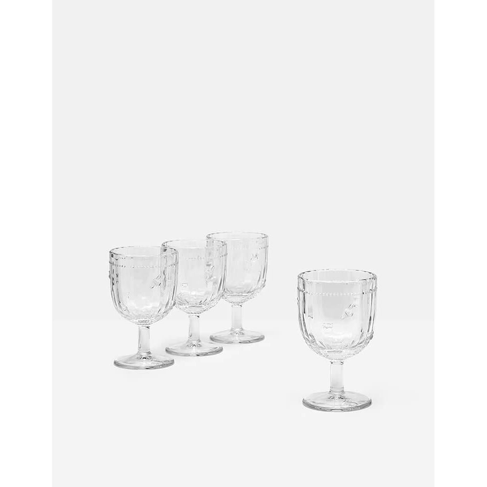 Joules Bee Wine Glass (Set of 4) - Beales department store