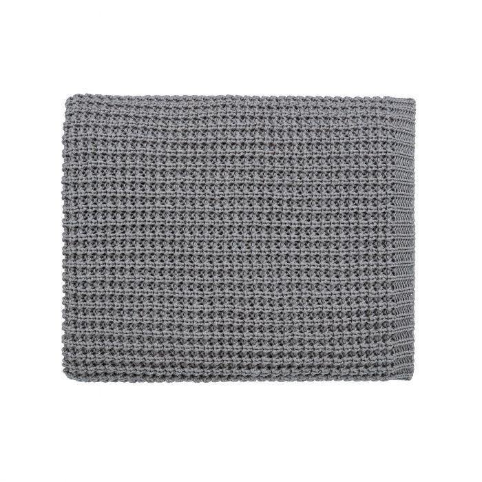 Kala Knitted Throw Graphite - Beales department store