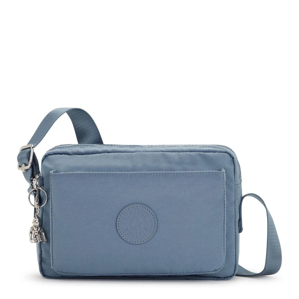 Kipling Abanu M Medium Crossbody Bag - Brush Blue Soft Twill - Beales department store