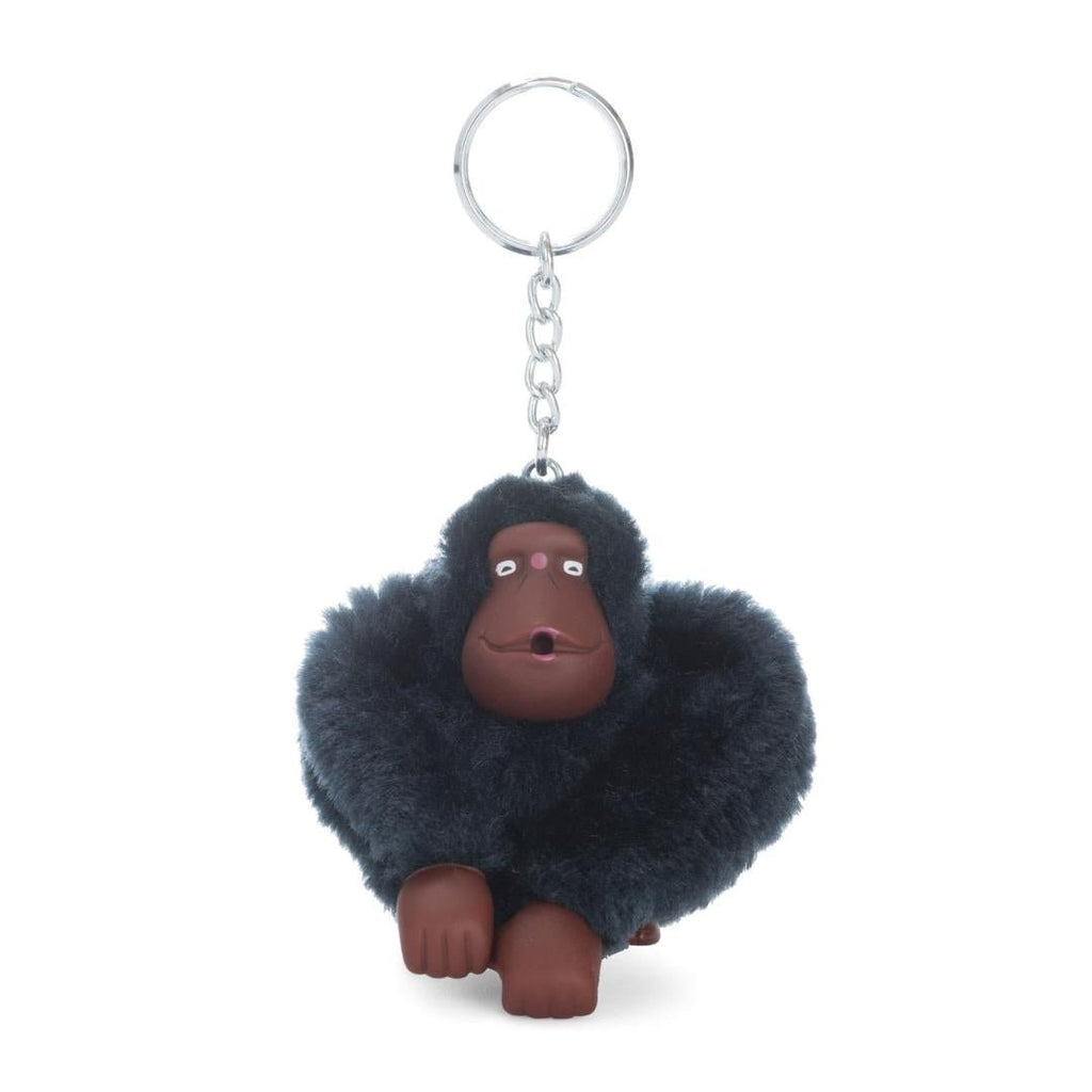 Kipling Monkeyclip M Medium Monkey Keyhanger - True Blue Tonal - Beales department store