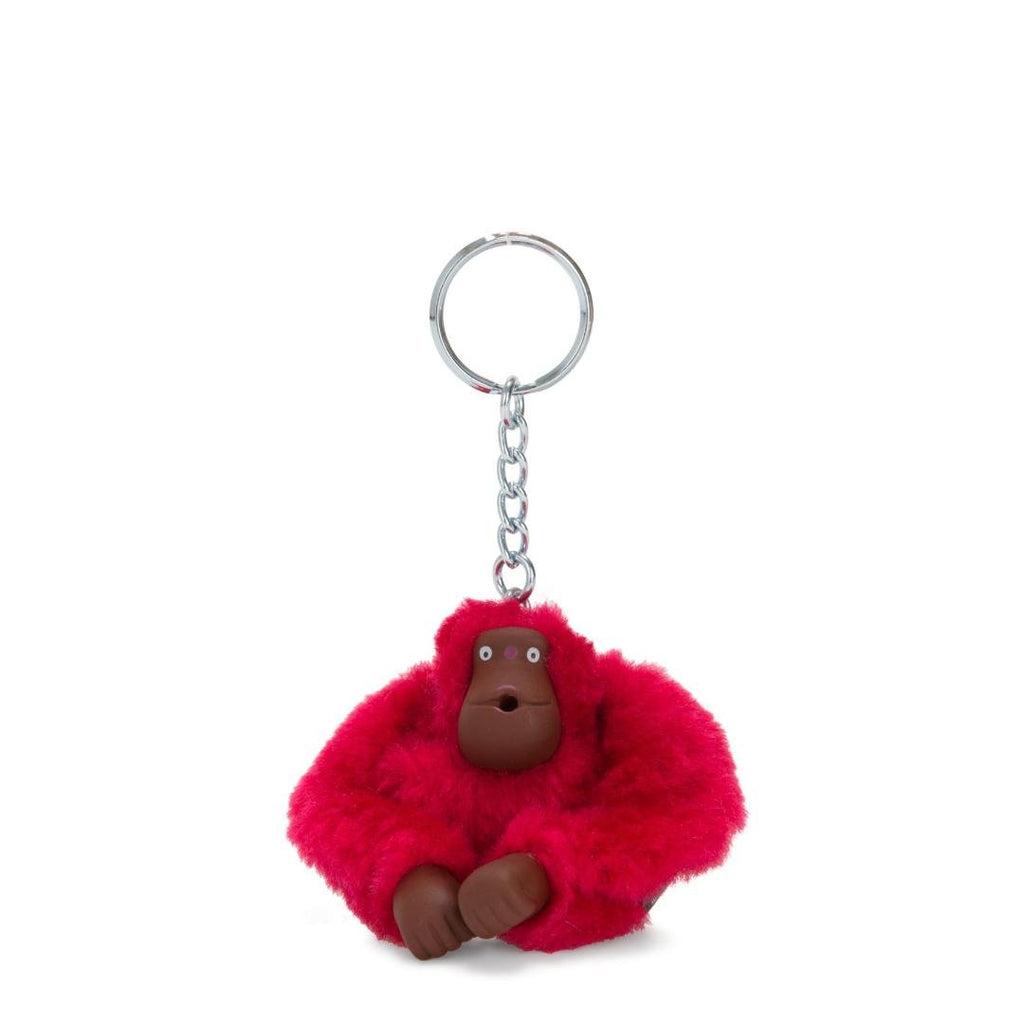Kipling Monkeyclip S Small Monkey Keyhanger - True Pink - Beales department store