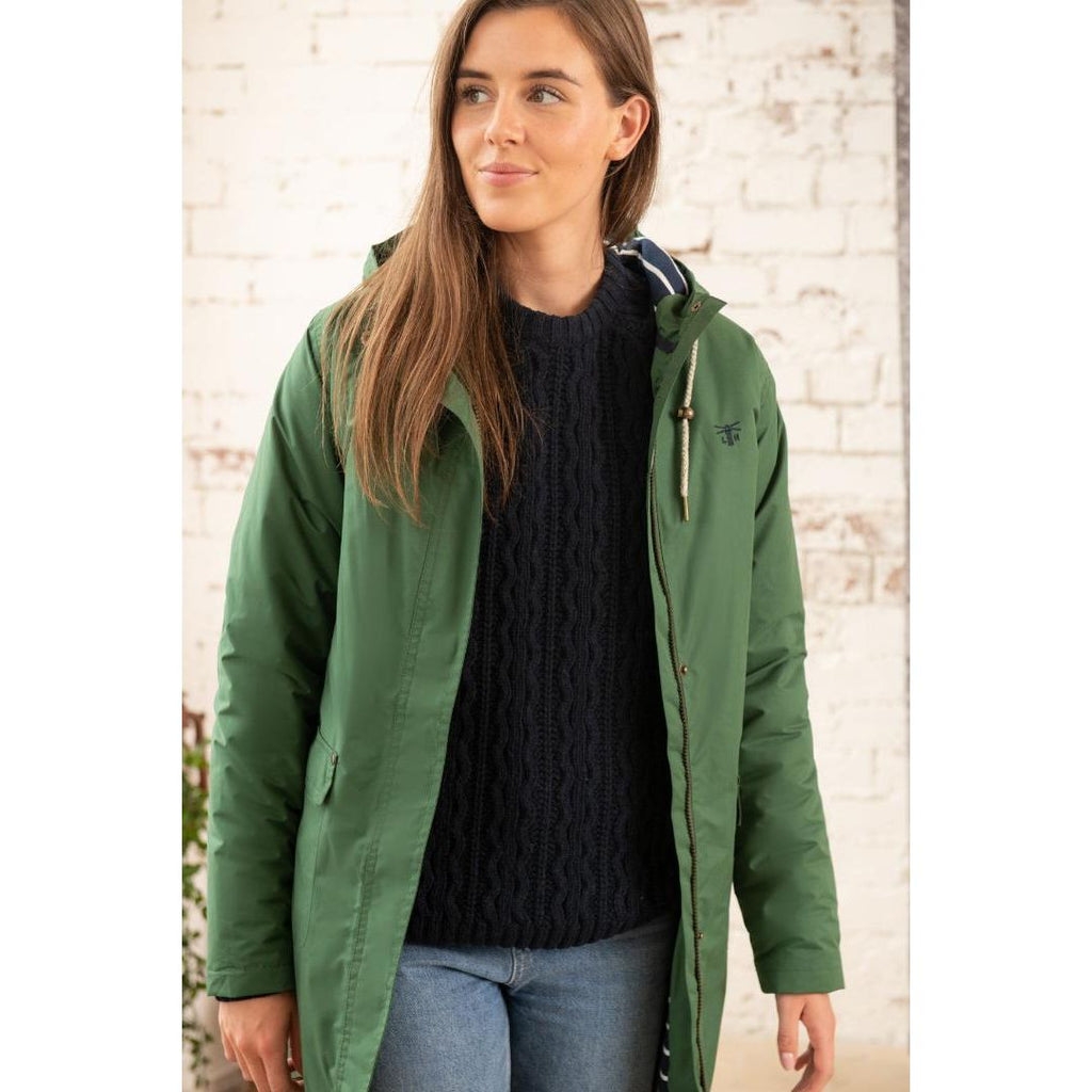 Lighthouse Long Iona Coat - Deep Green - Beales department store