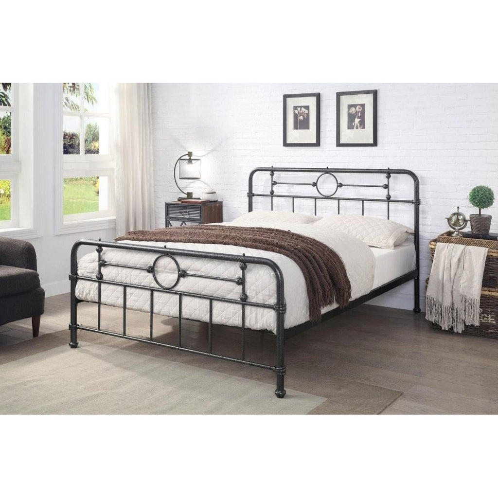 Lyndhurst Cast Iron Effect Metal Bed - Beales department store