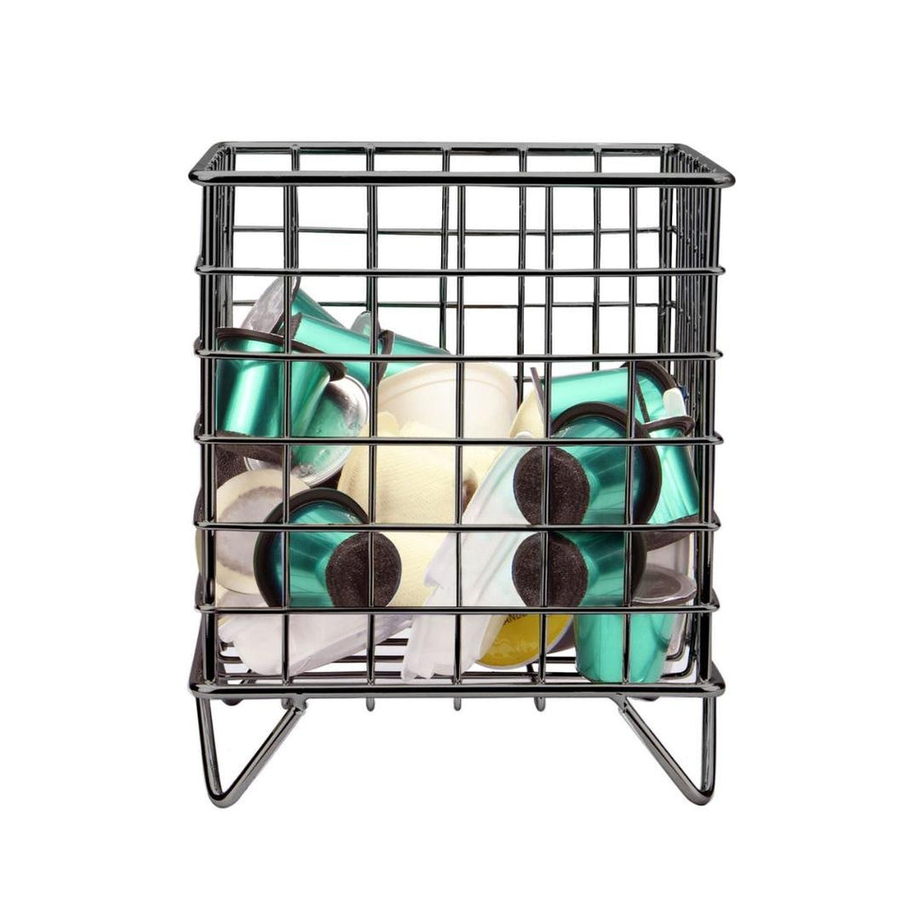 Maison & White Coffee Pod Cage Holder in Black - Beales department store