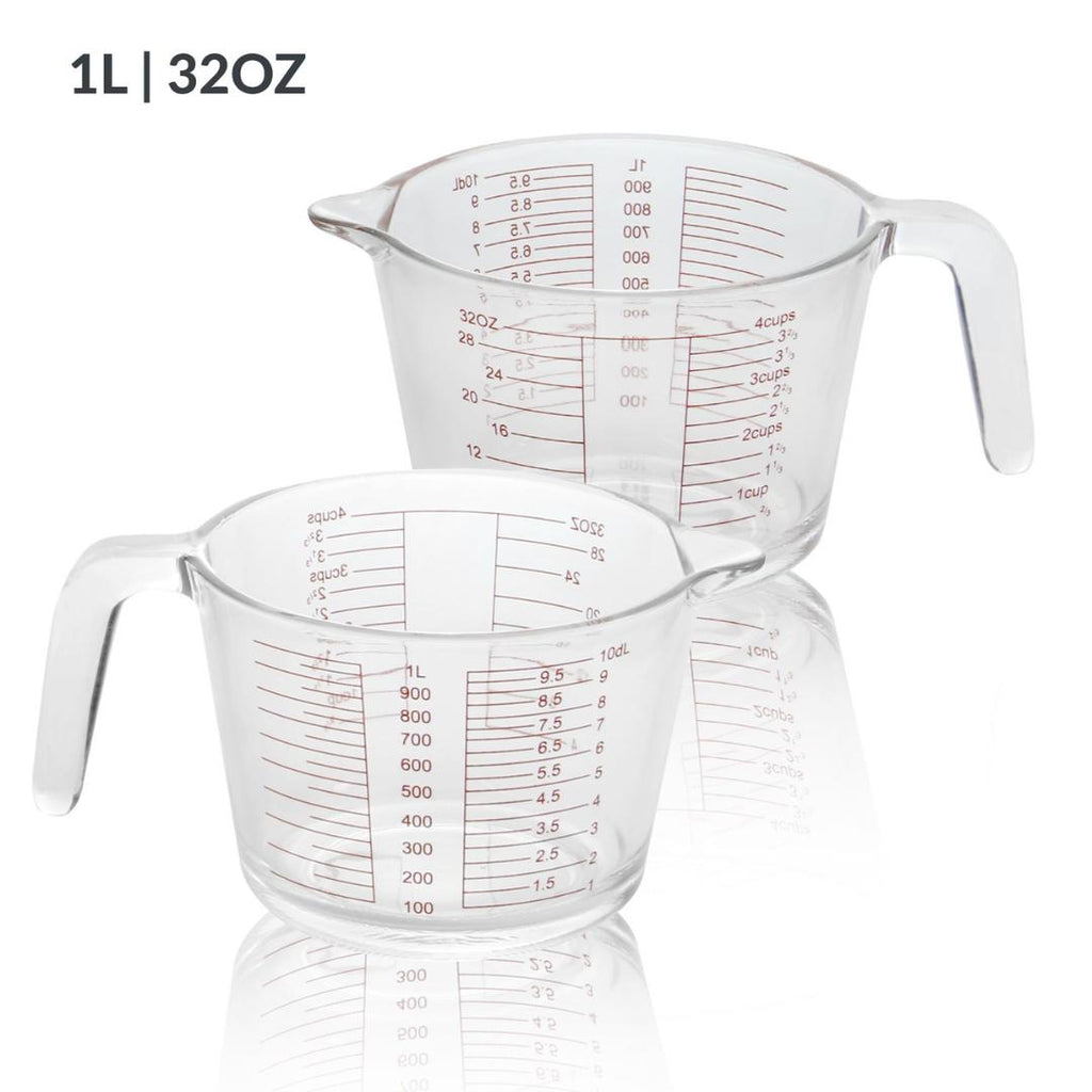 Maison & White Glass Measuring Jugs - Set of 3 - Beales department store