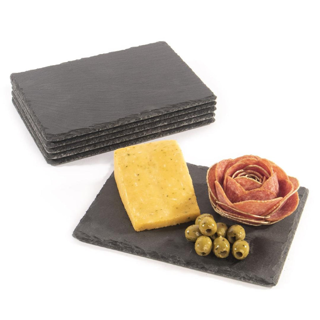 Maison & White Slate Cheese Boards - Set of 6 - Beales department store