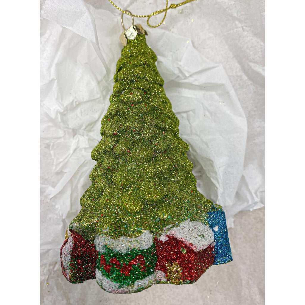 Mini Christmas Tree Hanging Decoration 9cm - Beales department store