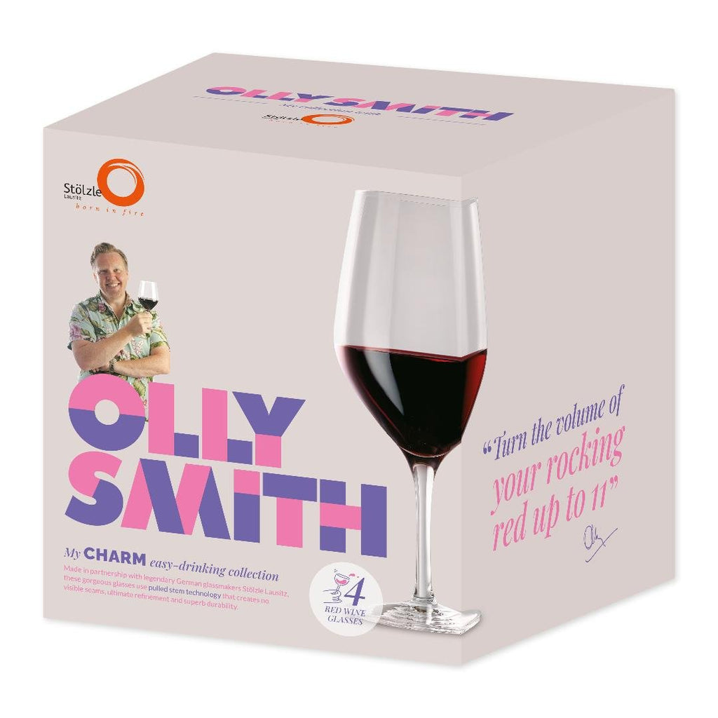 Olly Smith Charm Red Wine Glasses (Set of 4) - Beales department store