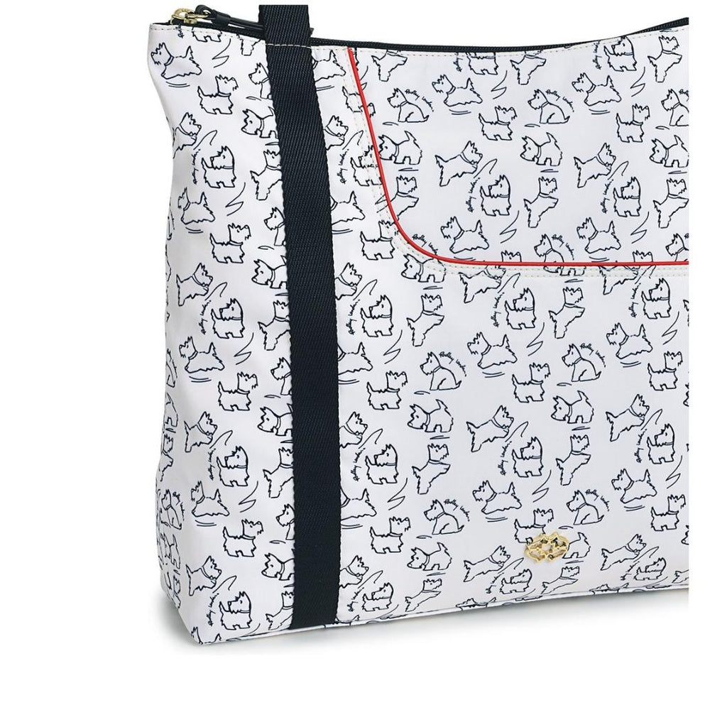 Radley 24/7 Sketch Street Medium Ziptop Shoulder Bag - Chalk - Beales department store