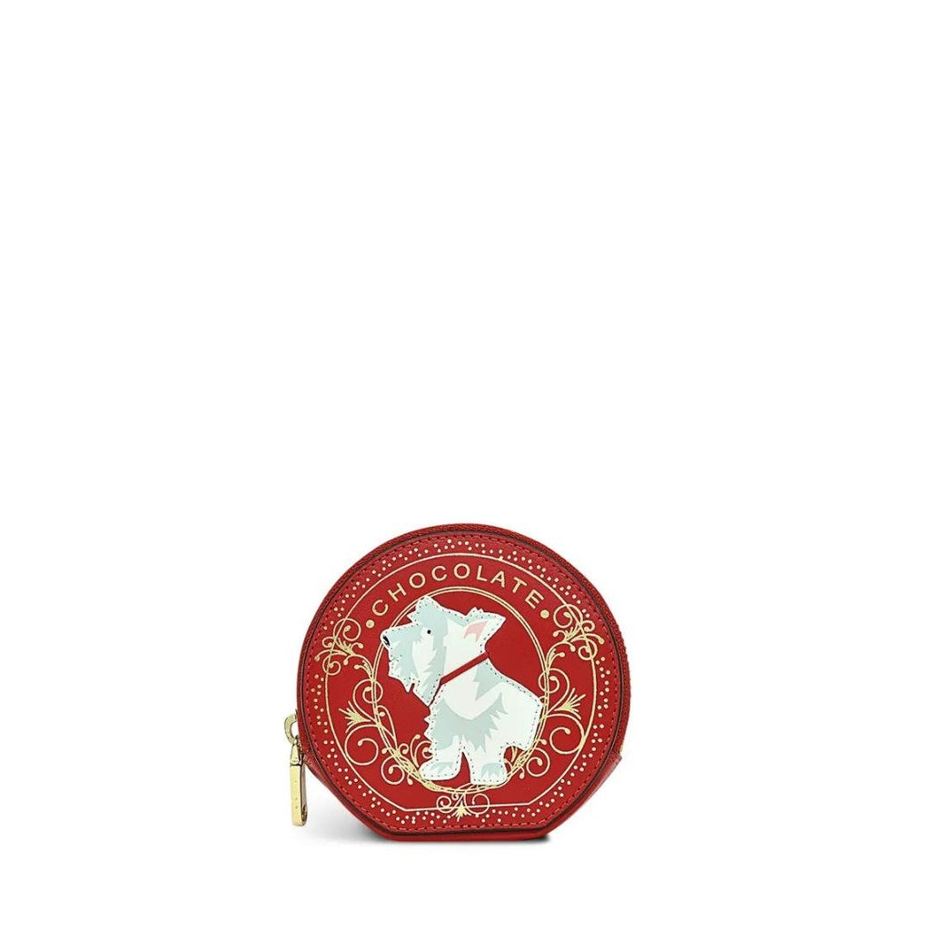Radley Chocolate Heaven Small Coin Purse - Poinsettia - Beales department store