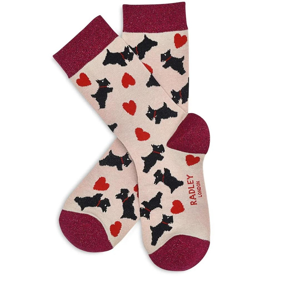 Radley I Love Radley Sock Set - Dark Rose - Beales department store