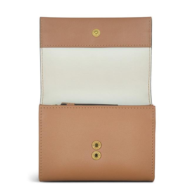 Radley Joy Patch Medium Flapover Purse - Tan - Beales department store