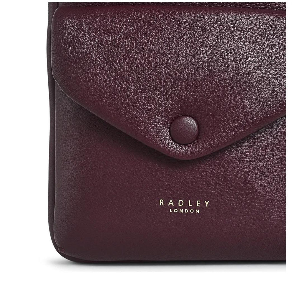 Radley Mallow Street Large Phone Crossbody Bag - Dark Cherry - Beales department store