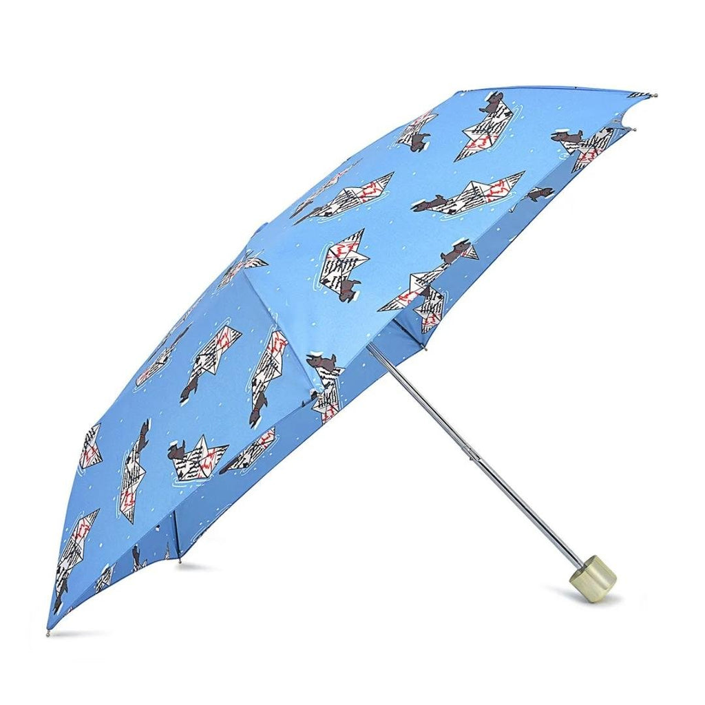 Radley Sail Away Responsible Handbag Umbrella - Tranquil Blue - Beales department store