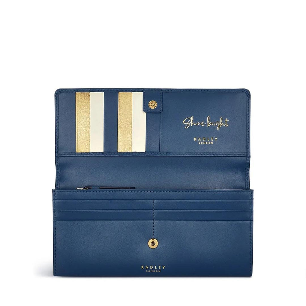 Radley Stardust Large Flapover Matinee Purse - Deepsea - Beales department store